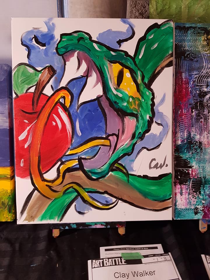 Snake and Apple — Clay Walker Art