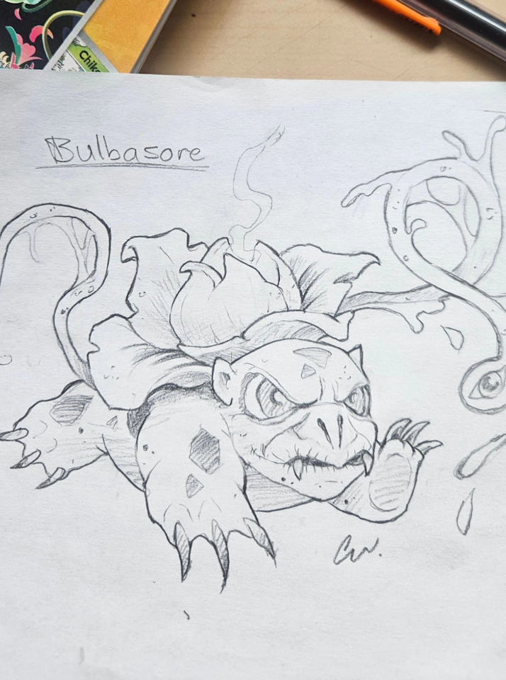 Bulbasore Sketch — Clay Walker Bulbasore Sketch