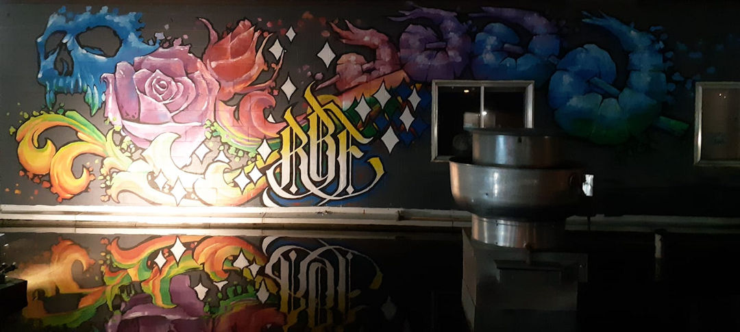 Galactic Shrimp Mural — Clay Walker Art