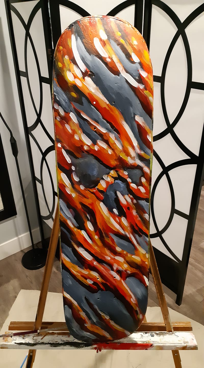 Abstract Skull — Clay Walker Art