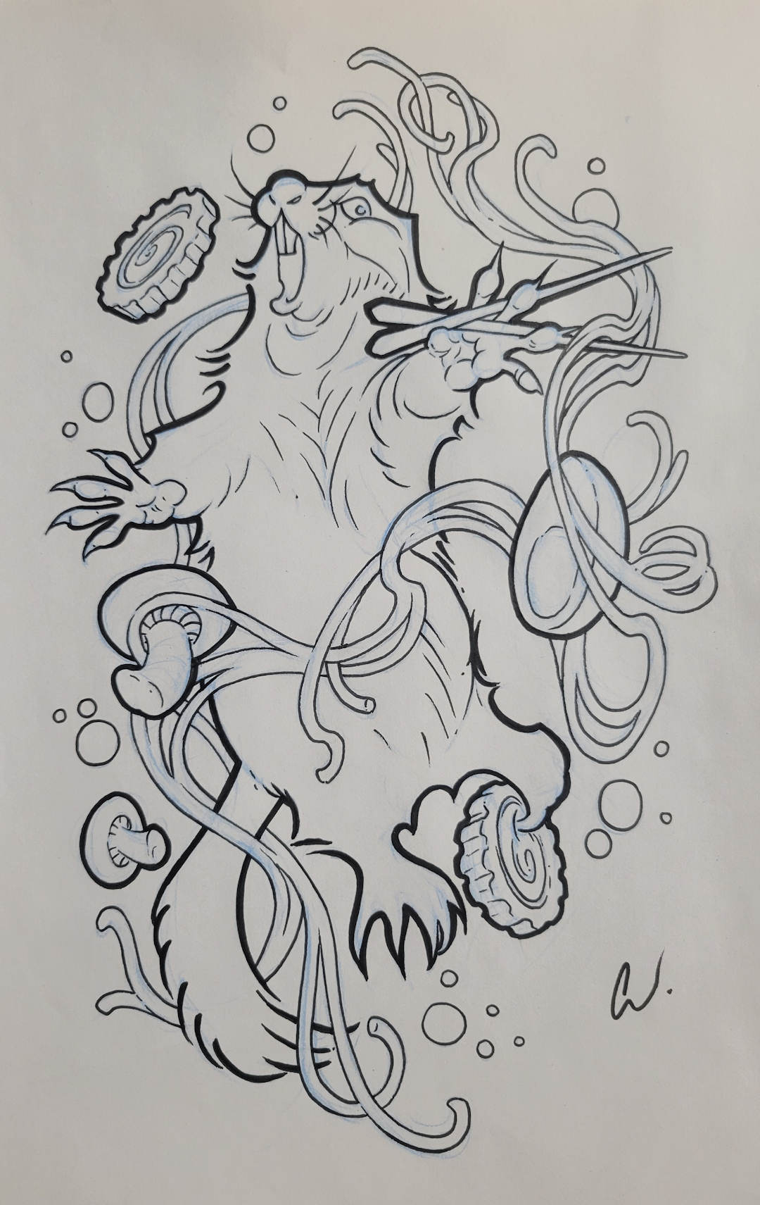 Ramen Marmot — Clay Walker Art