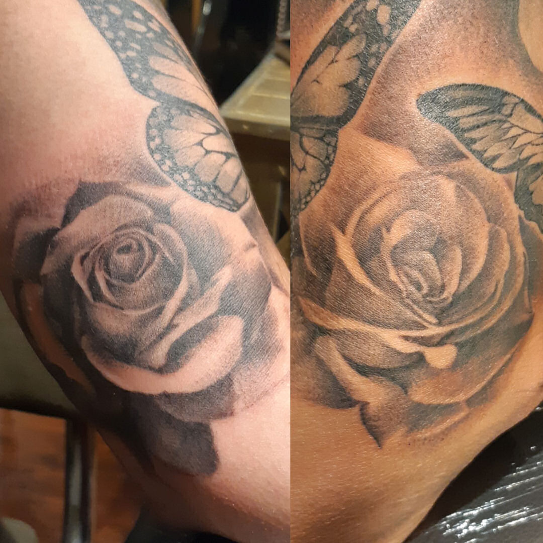 Inner and Outer Elbow — Clay Walker Tattoo