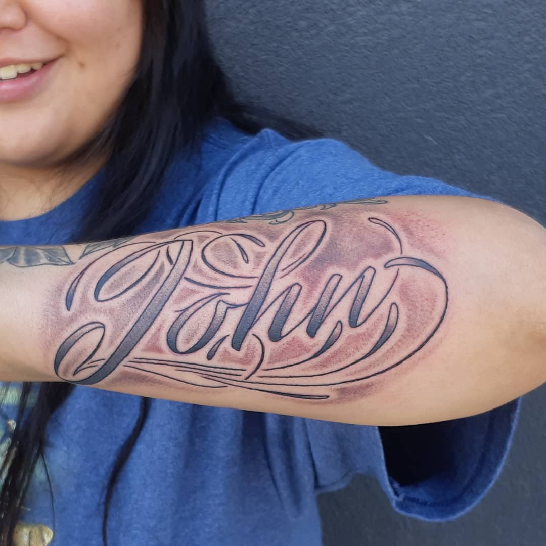 Script Tattoo — Clay Walker Tattoo
