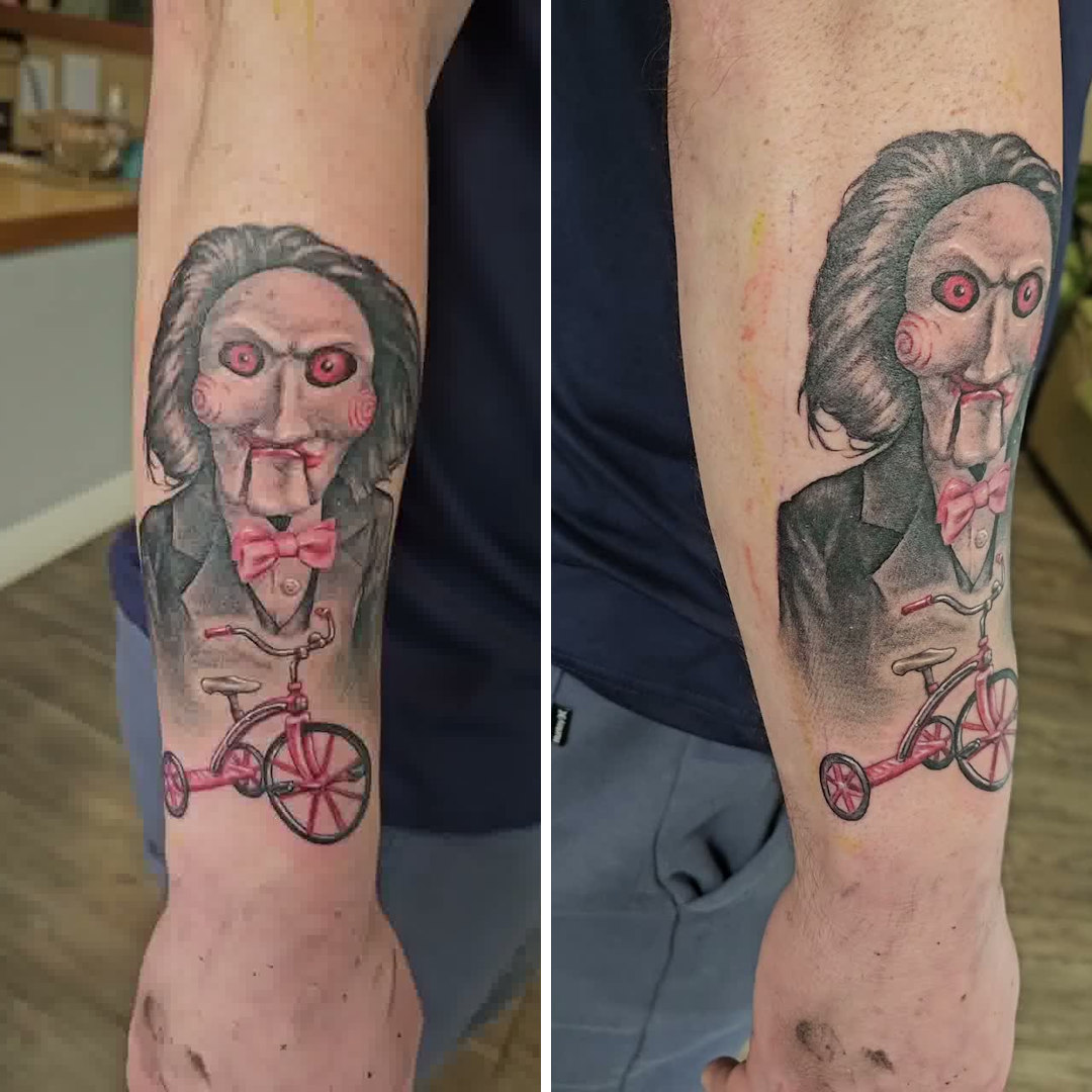 Billy the Puppet Tattoo — Clay Walker