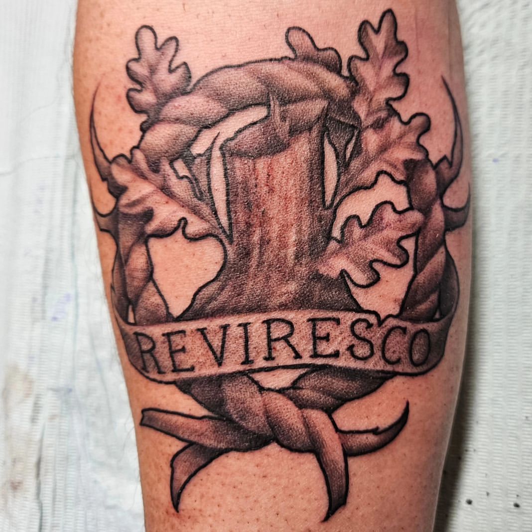 Family Crest Tattoo — Clay Walker Tattoo