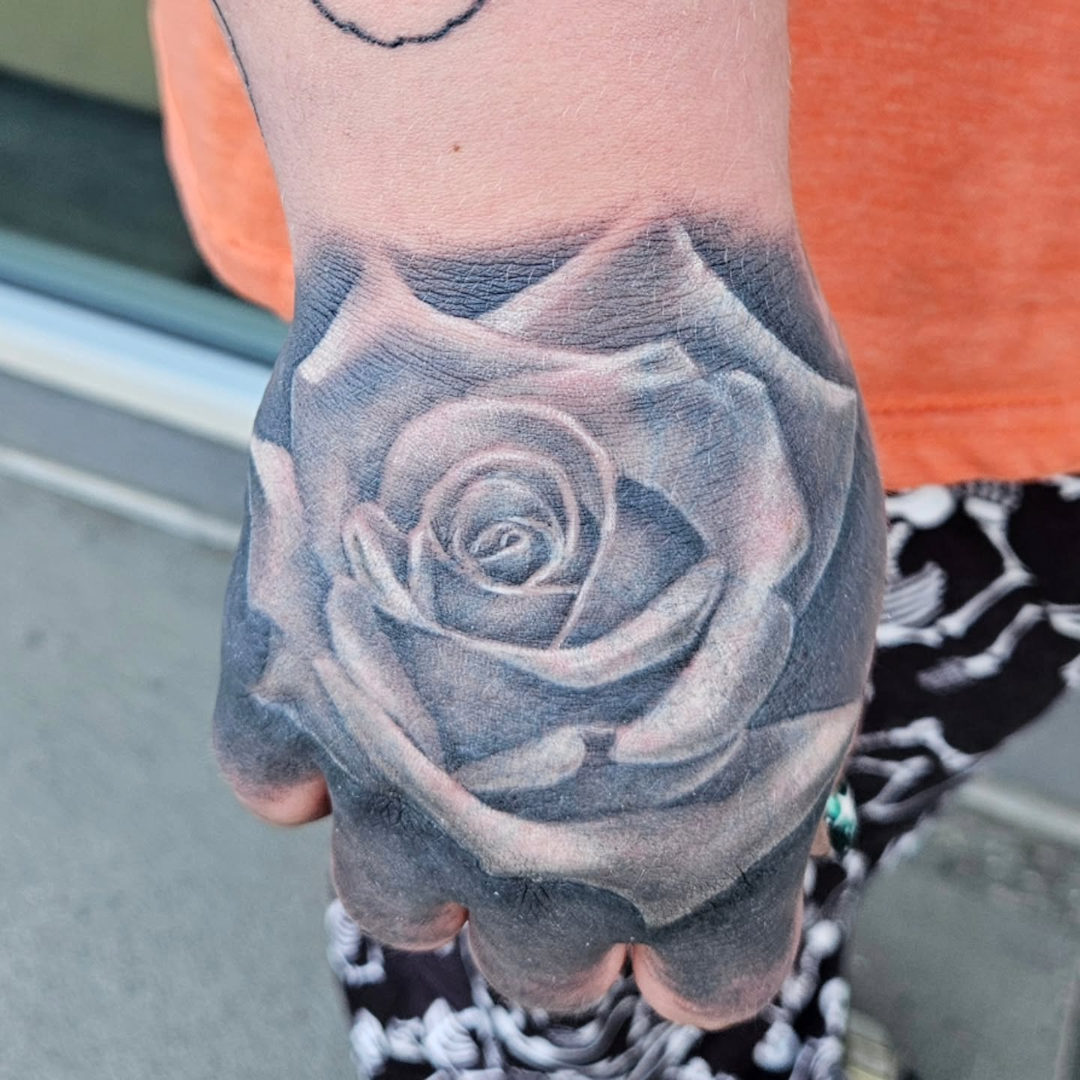 Hand Cover Up & Sleeve Starter — Clay Walker Tattoo