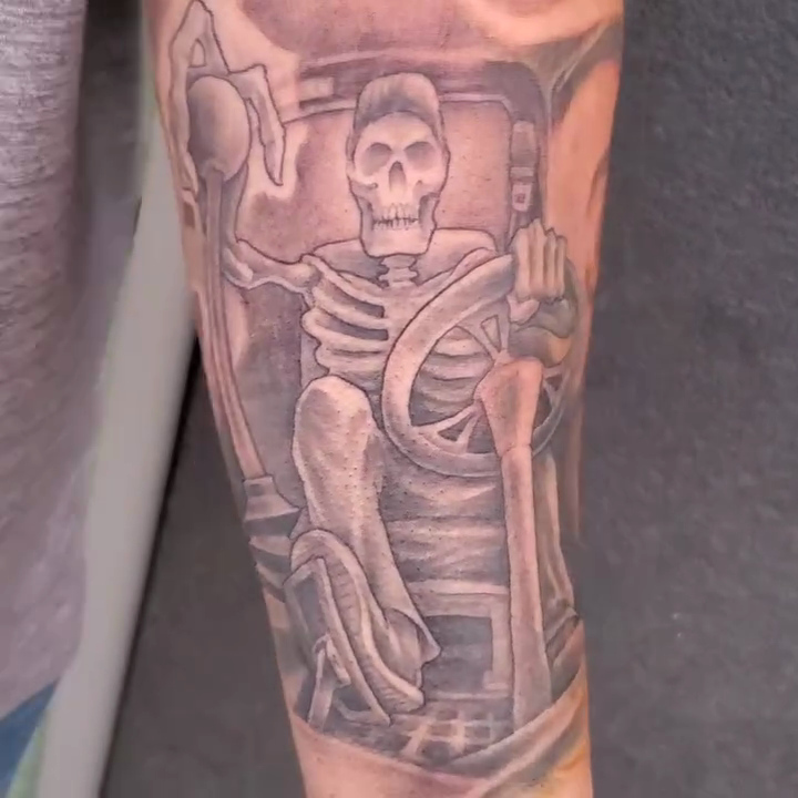 Skeletrucker — Clay Walker Tattoo
