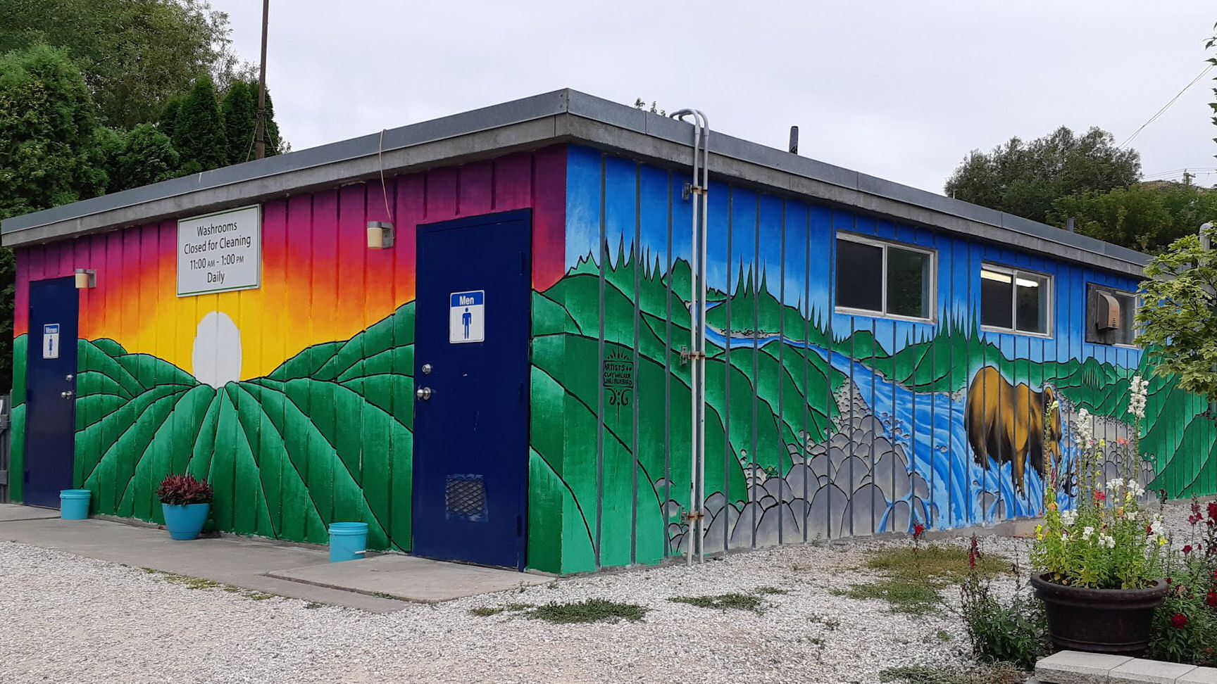 Pool House Mural — Clay Walker Art