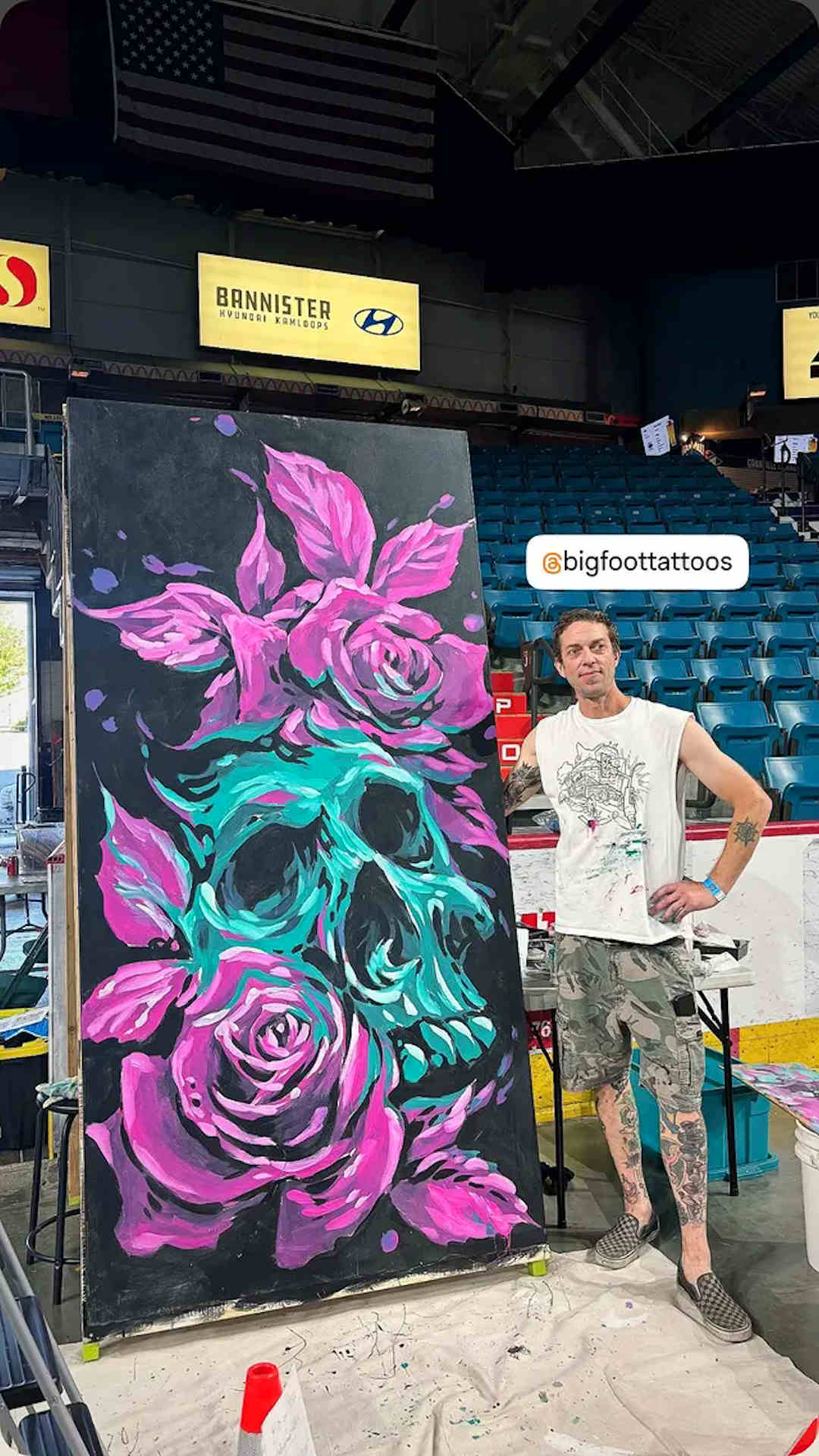 Live Painting — Kamloops Tattoo Show — Clay Walker Live Painting — Kamloops Tattoo Show — Clay Walker